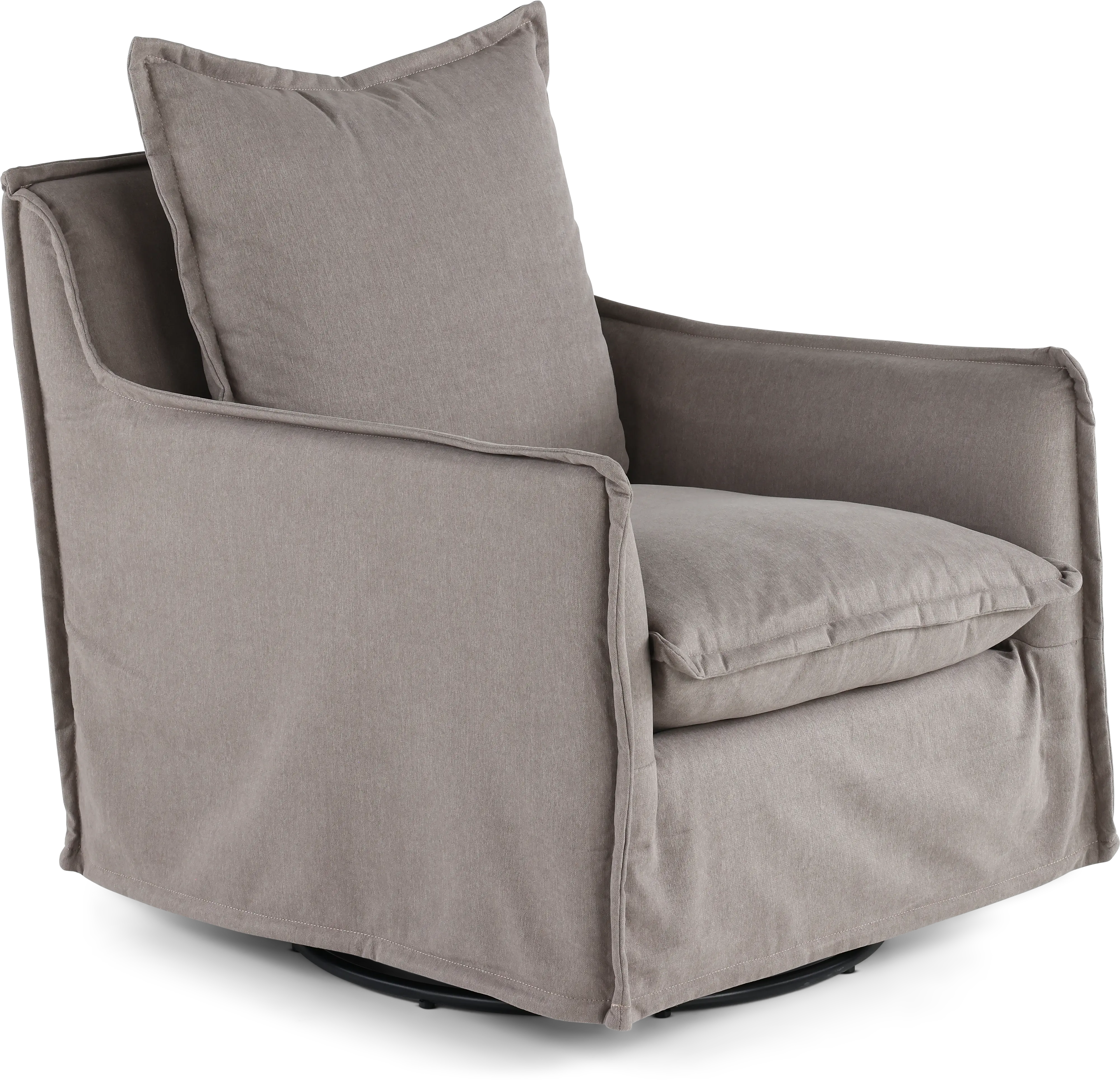 Gala Light Brown Swivel Glider-4