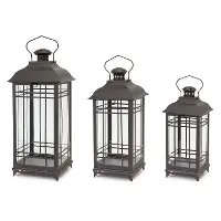 Small Metal and Glass Lantern