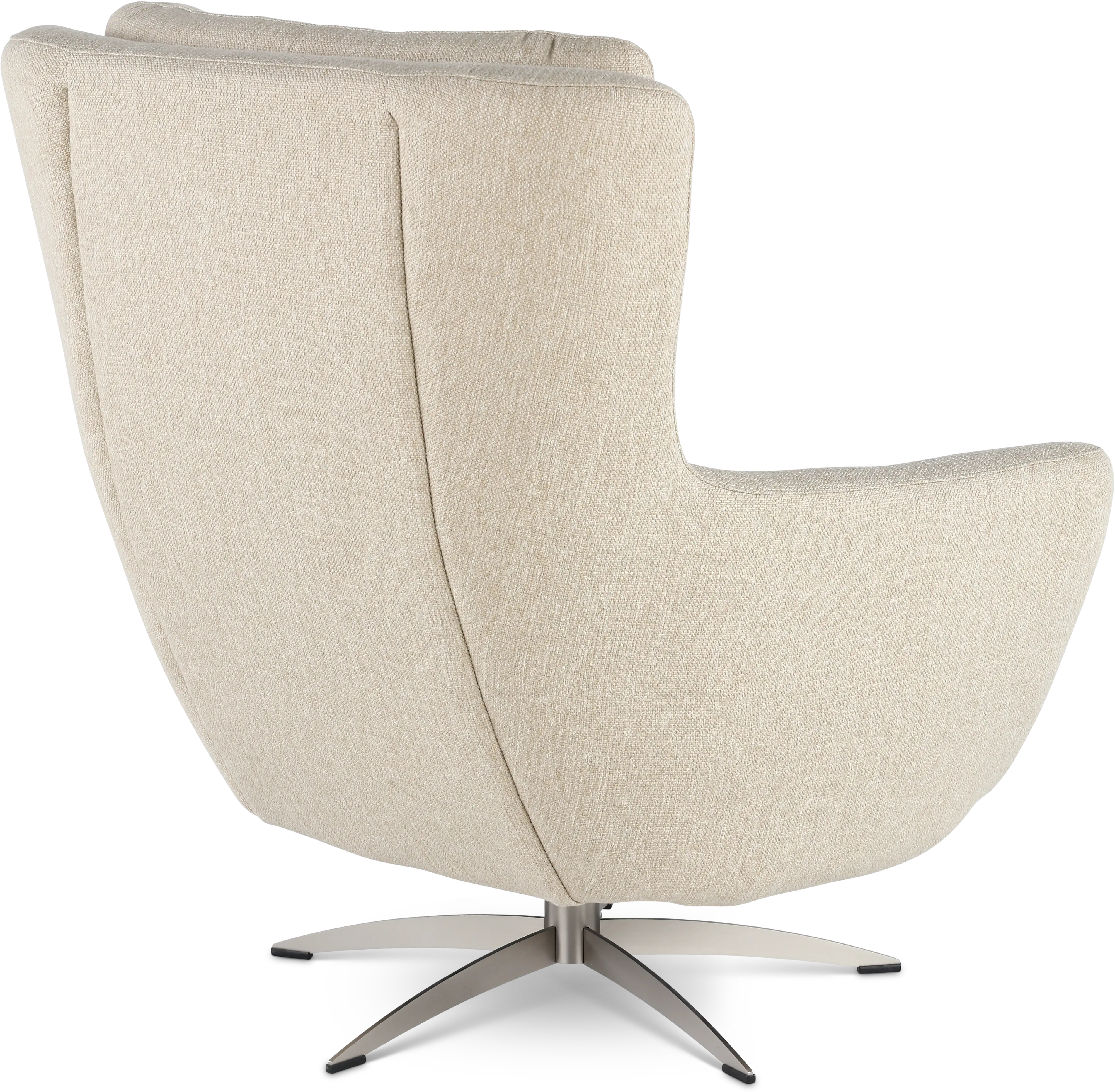 Meg Cream Swivel Accent Chair-7