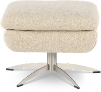 Meg Cream Ottoman