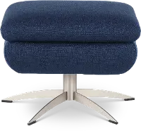 Meg Blue Ottoman
