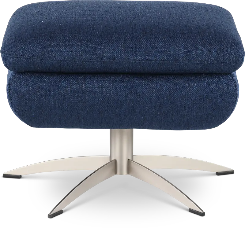 Meg Blue Ottoman