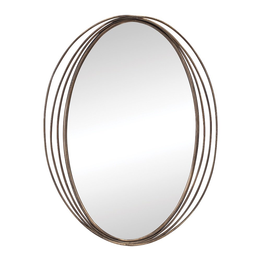 30 Inch Metal Wall Mirror