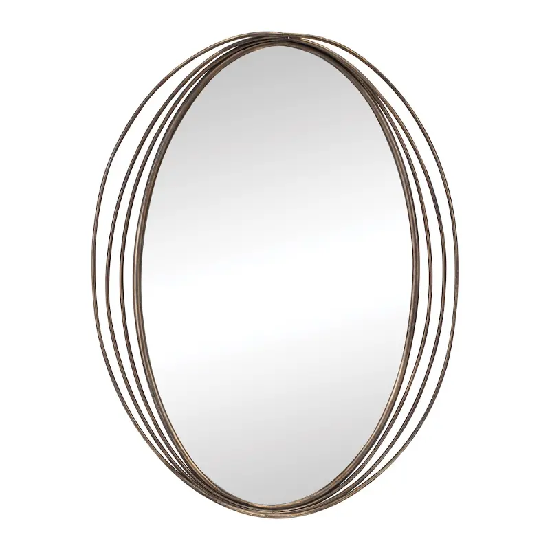 30 Inch Metal Wall Mirror