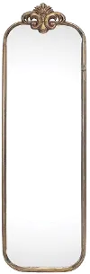 31.5 Inch Gold Metal Wall Mirror