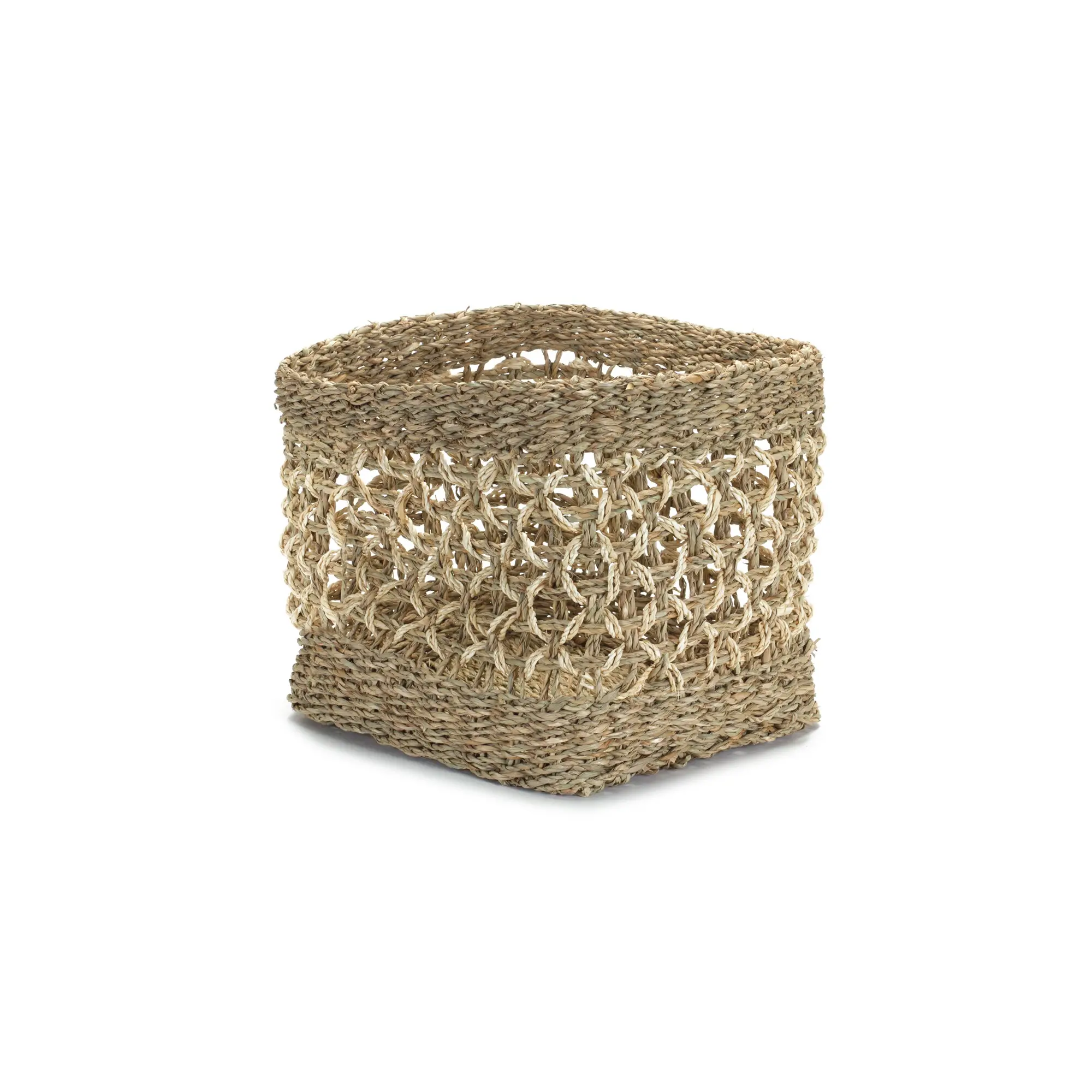 Small 10 Inch Seagrass Basket-1