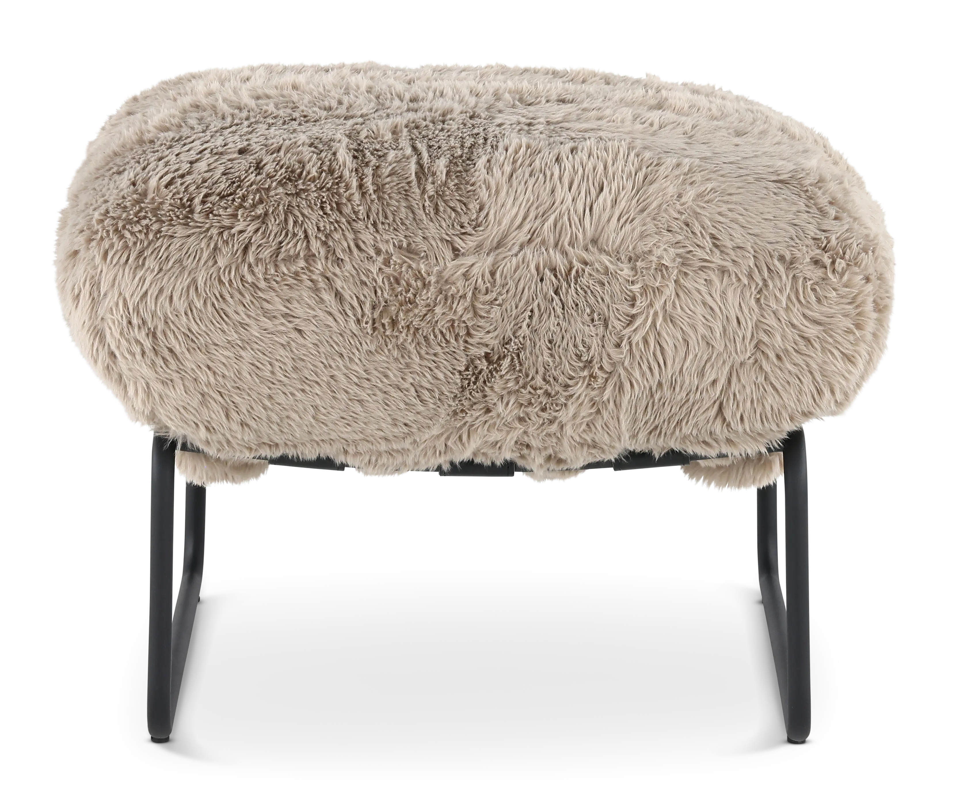 Stephanie Granite Gray Accent Ottoman-1