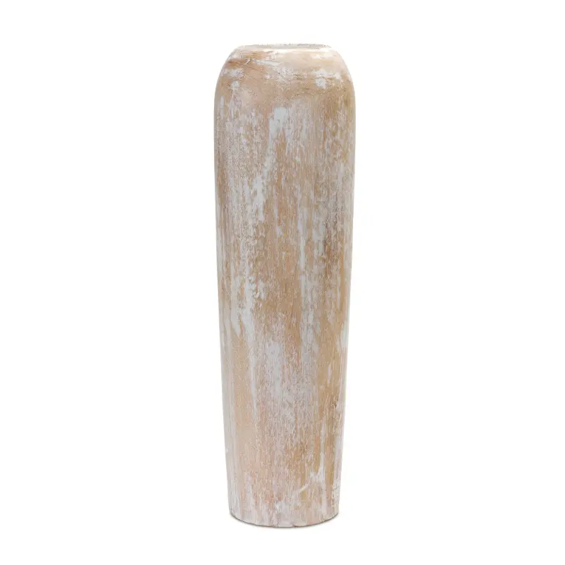 Large Wood Vase