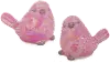 Assorted Coral Pink Bird Figurine