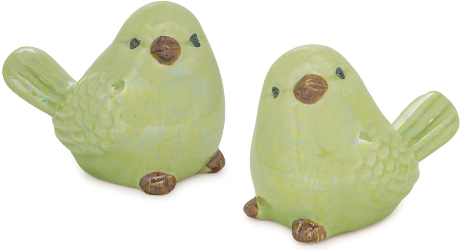 Assorted Yellow Ceramic Bird Figurine-1