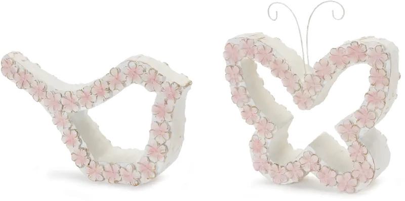 Assorted Bird or Butterfly Outline Decor