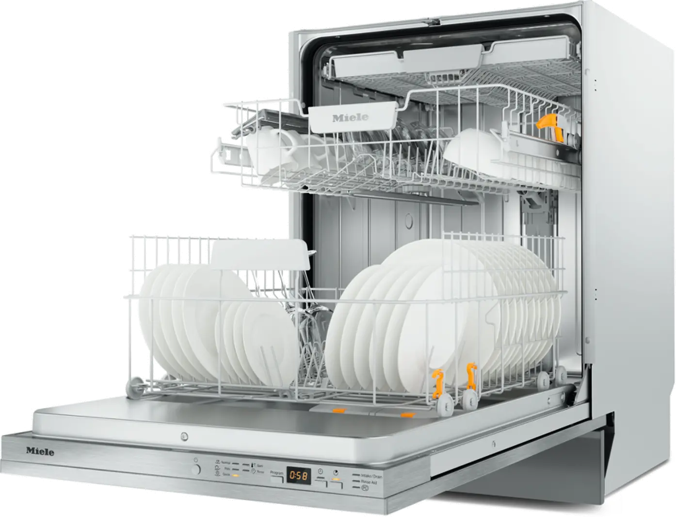 Miele Top Control Dishwasher - Stainless Steel-1