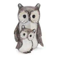 5 Inch Owl with Baby Figurine