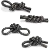 Assorted Black Metal Knot Decor