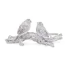 Whitewash Birds on a Branch Deco