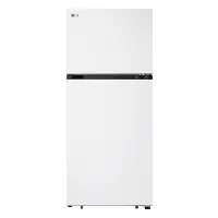 LT18S2100W LG 17.5 Cu Ft Top Mount Garage-Ready Refrigerator - White