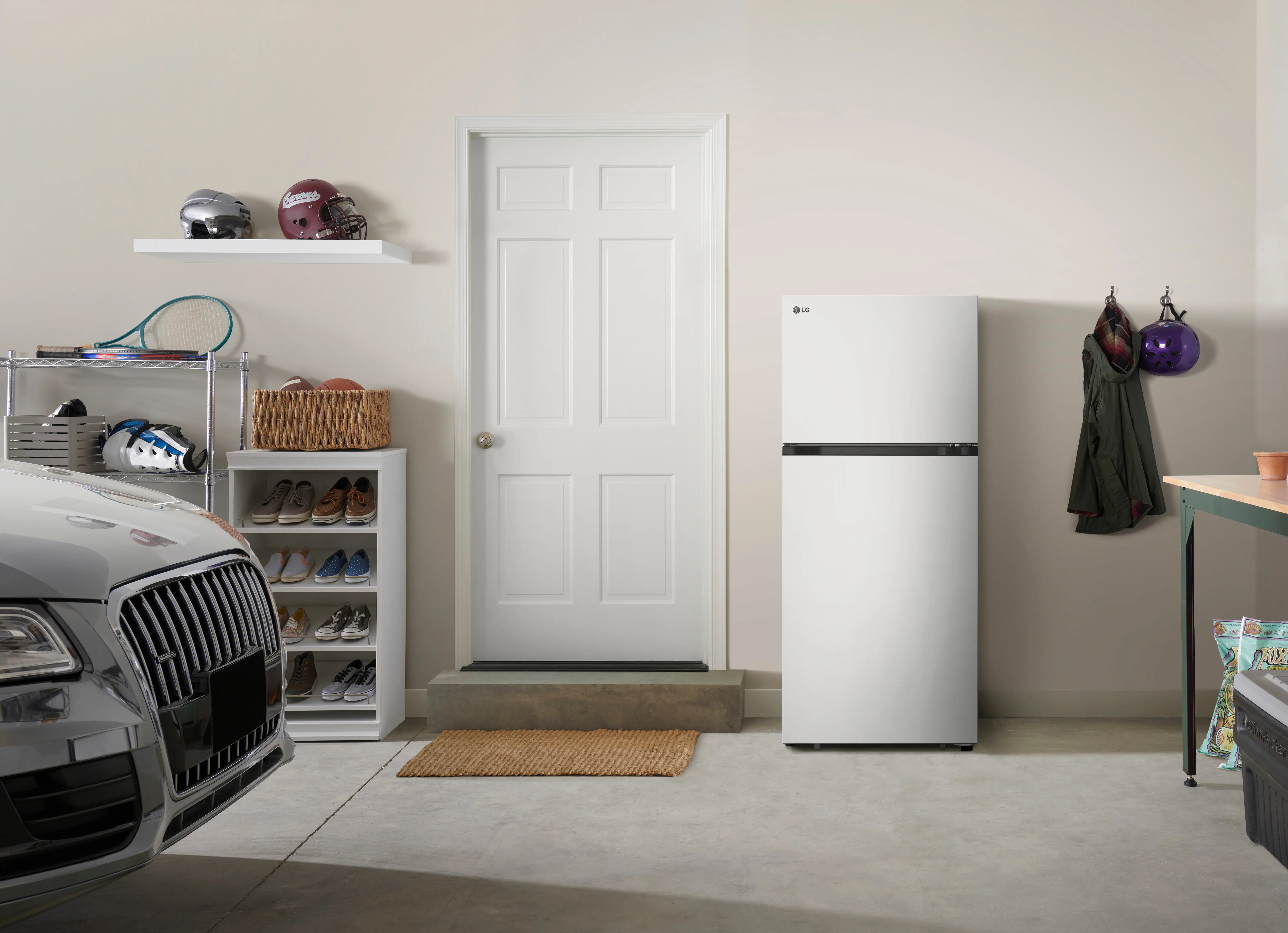 LT18S2100W LG 17.5 Cu Ft Top Mount Garage-Ready Refrigerator - White-2