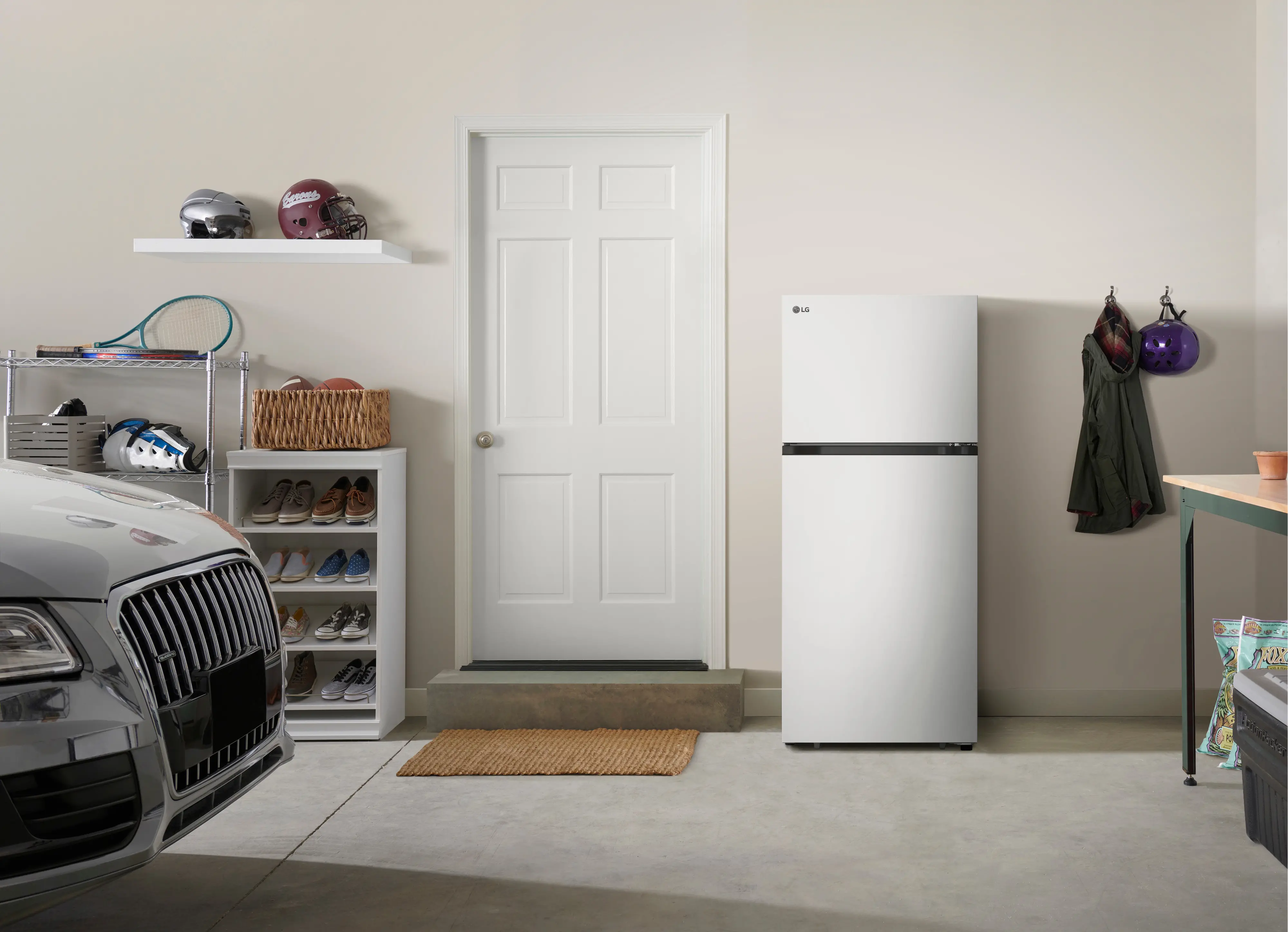 LT18S2100W LG 17.5 Cu Ft Top Mount Garage-Ready Refrigerator - White-2