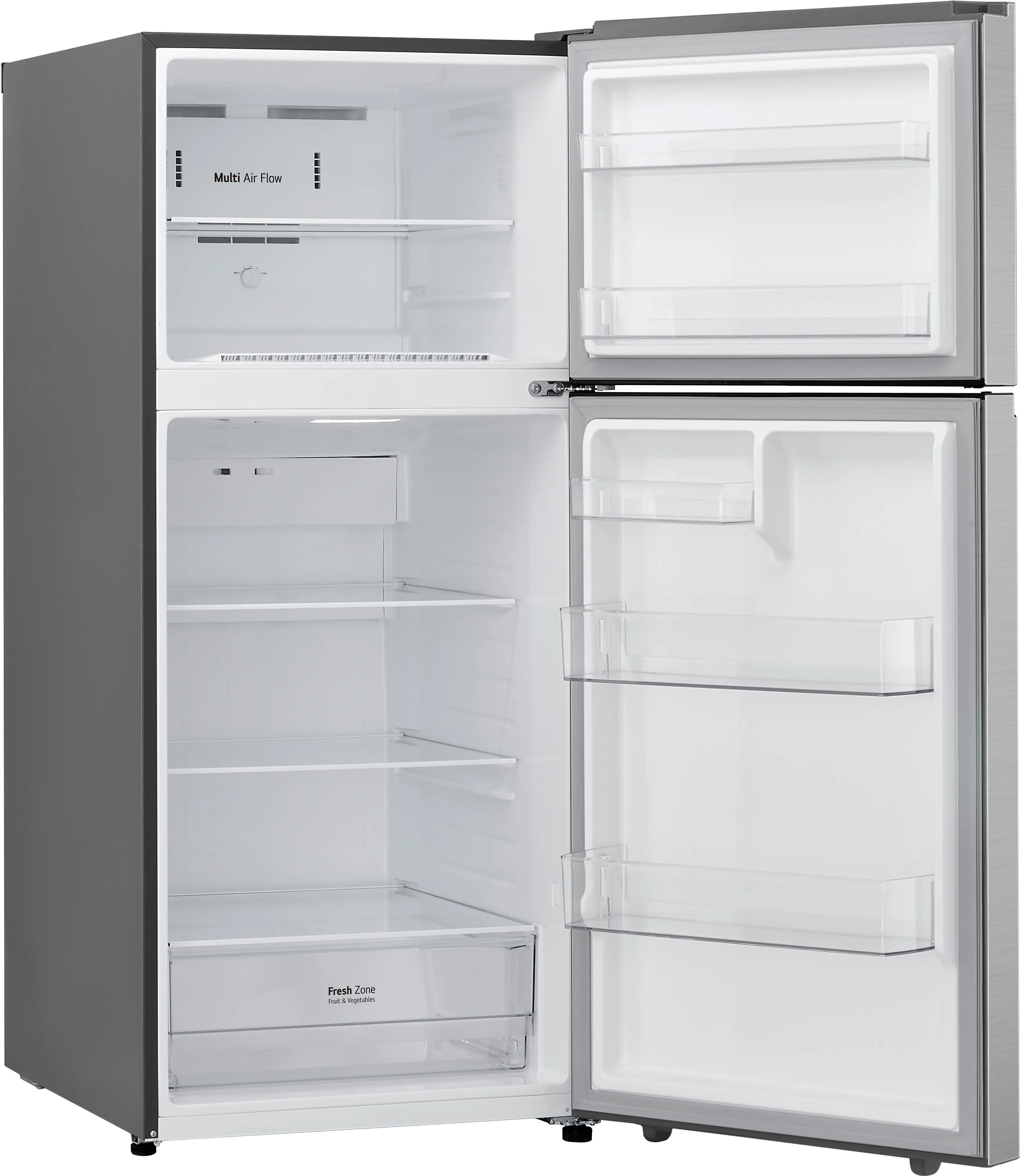 LT18S2100S LG 17.5 Cu Ft Top Mount Garage-Ready Refrigerator - Stainless Steel-3