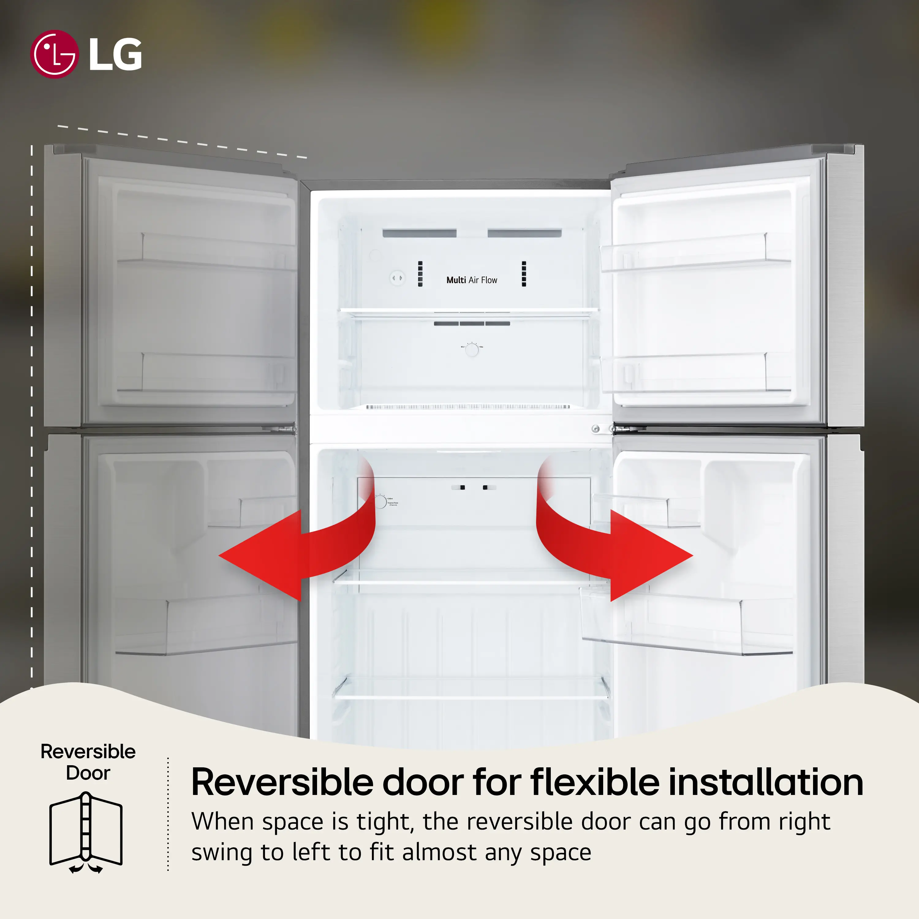 LT18S2100S LG 17.5 Cu Ft Top Mount Garage-Ready Refrigerator - Stainless Steel-3