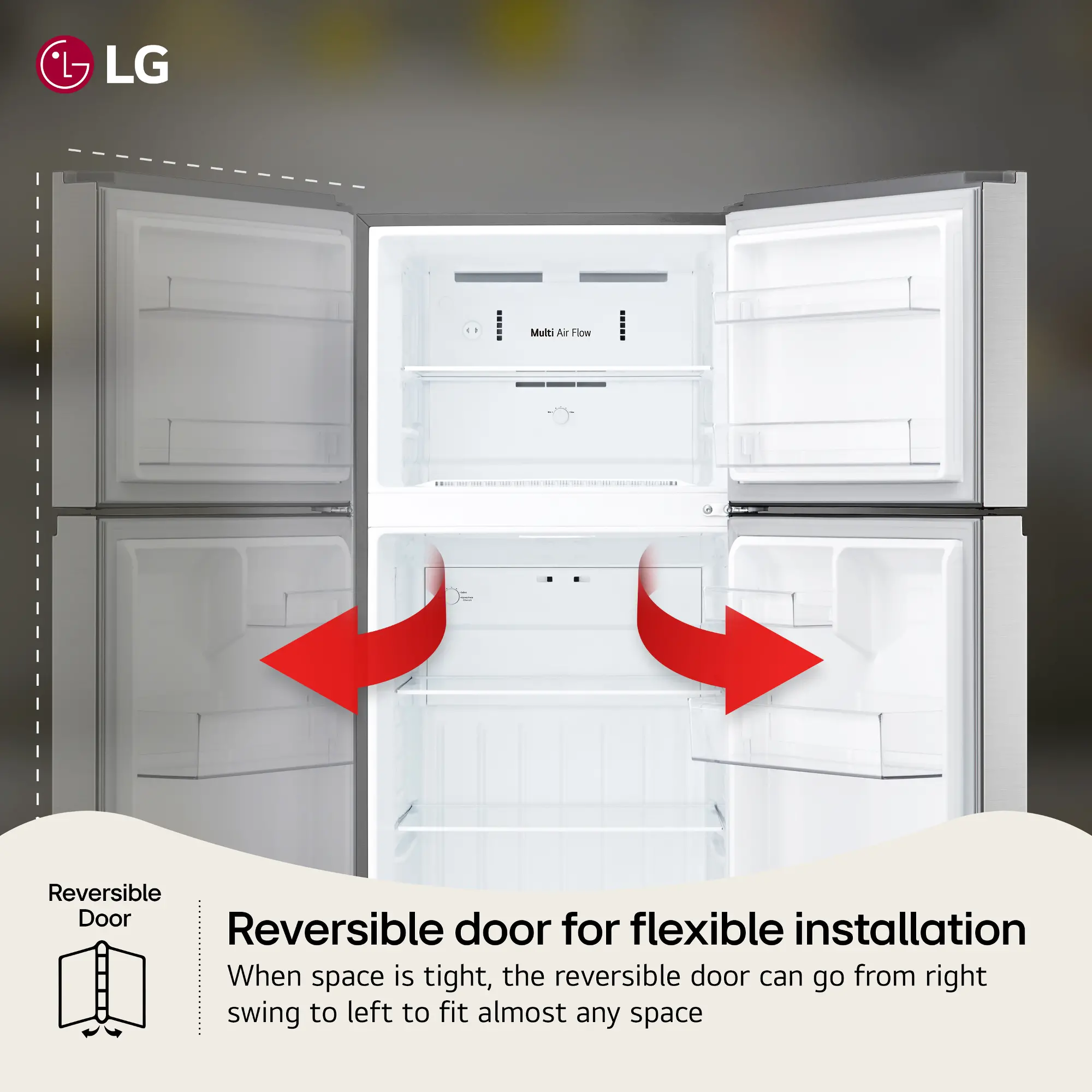 LG 17.5 Cu Ft Top Mount Garage-Ready Refrigerator - Stainless