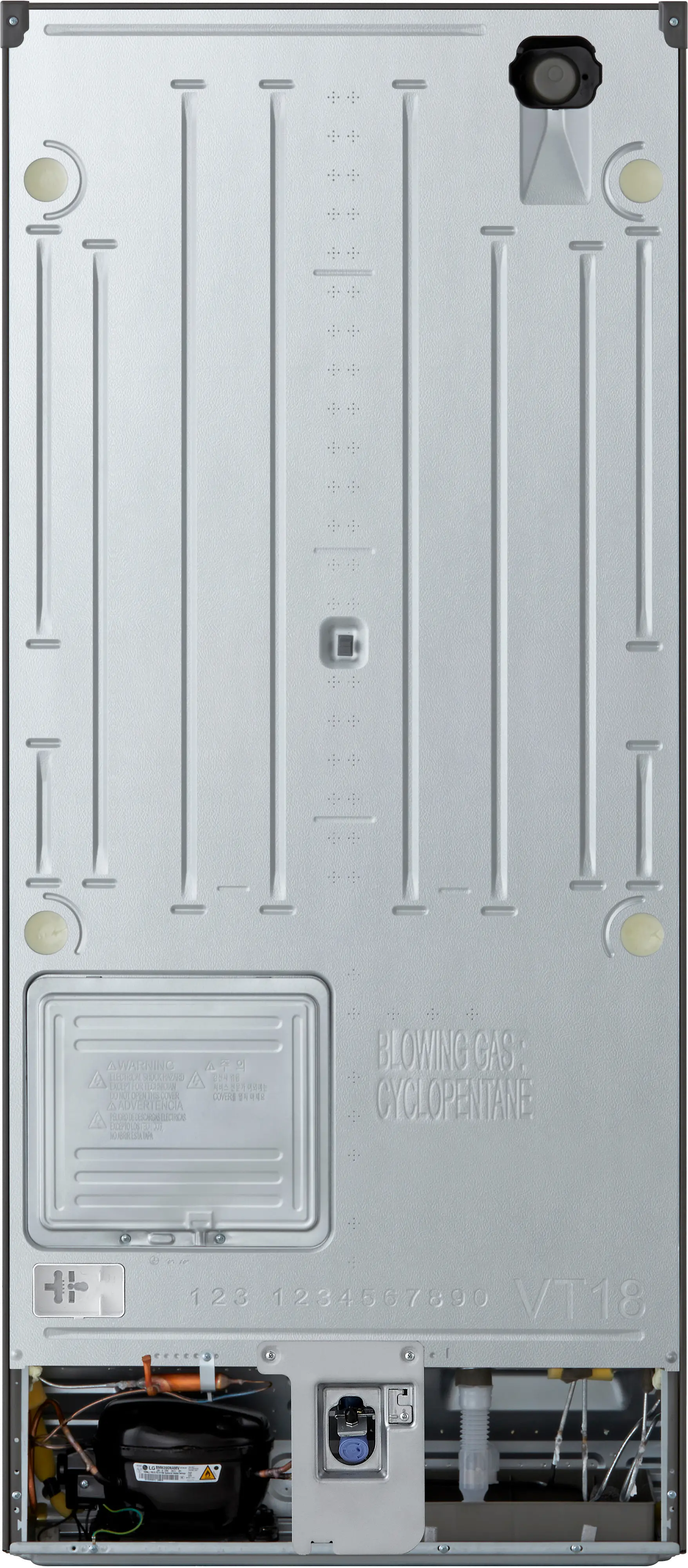 LT18S2100S LG 17.5 Cu Ft Top Mount Garage-Ready Refrigerator - Stainless Steel-8