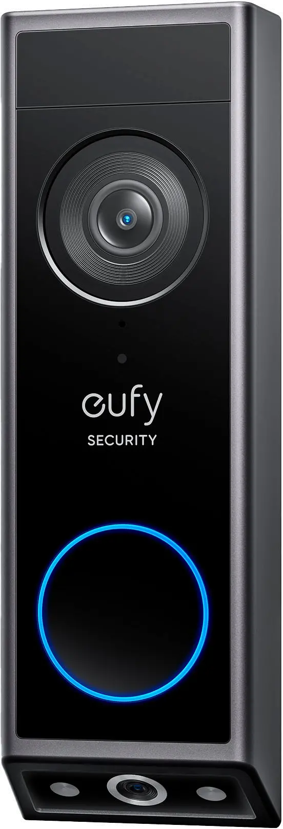 eufy Security E340 Video Doorbell - Wired/Battery Operated - Black-1