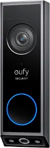 eufy Security E340 Video Doorbell - Wired/Battery Operated - Black