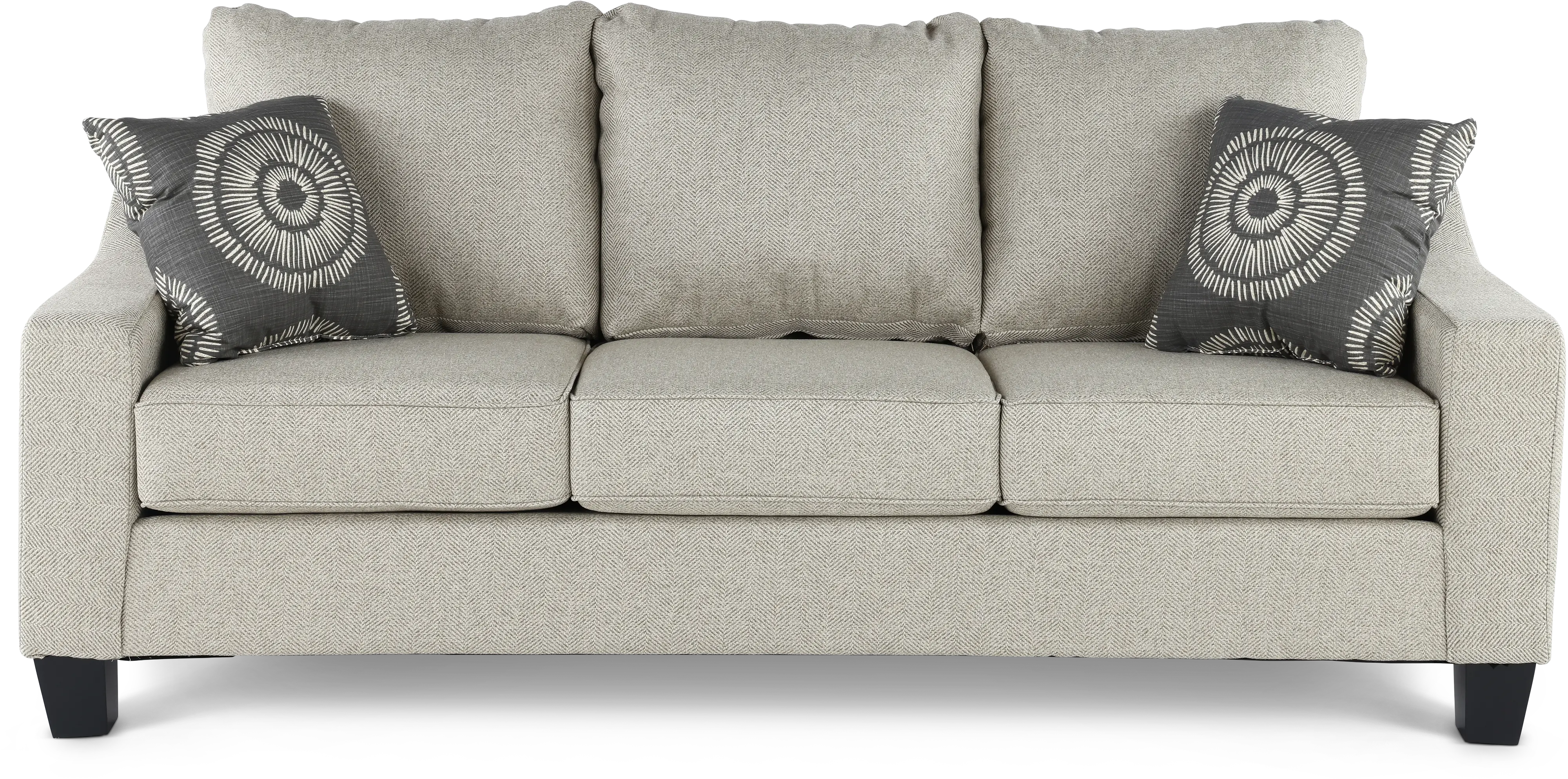 BLASOF Blake Flax Gray Sofa-1
