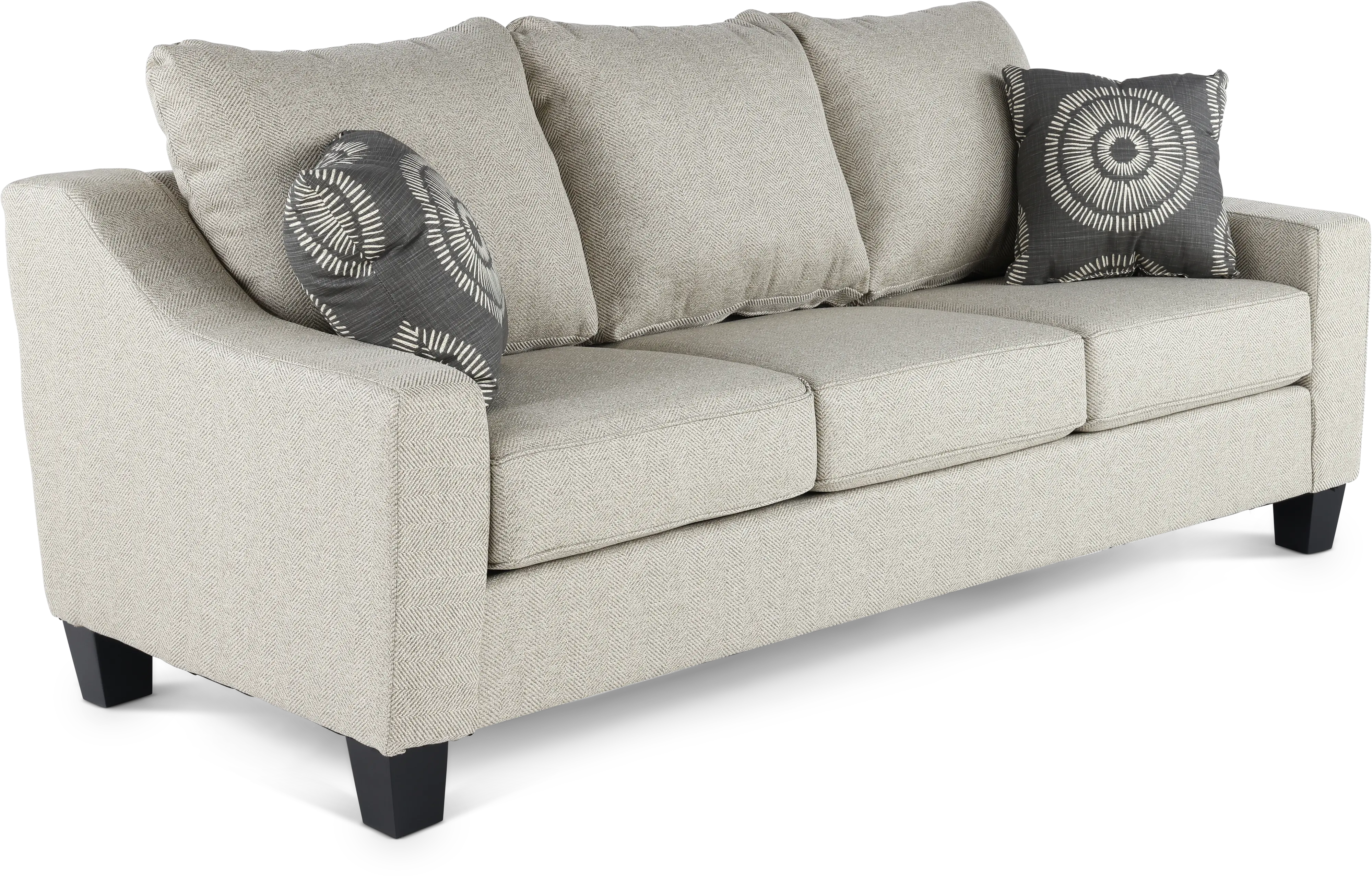 BLASOF Blake Flax Gray Sofa-5
