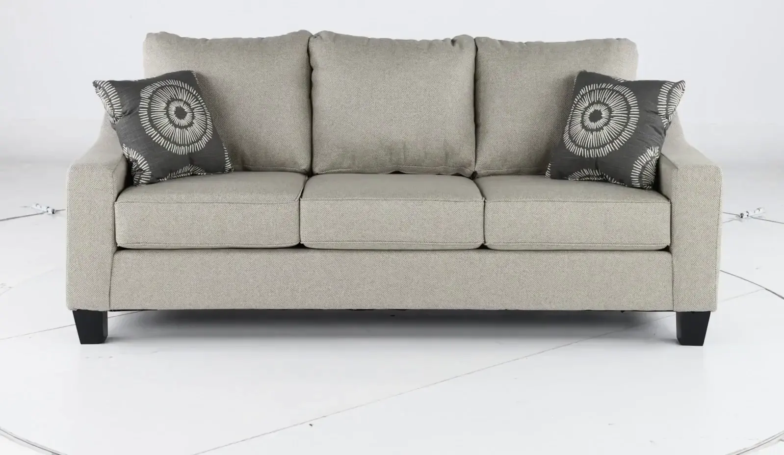 BLASOF Blake Flax Gray Sofa-6
