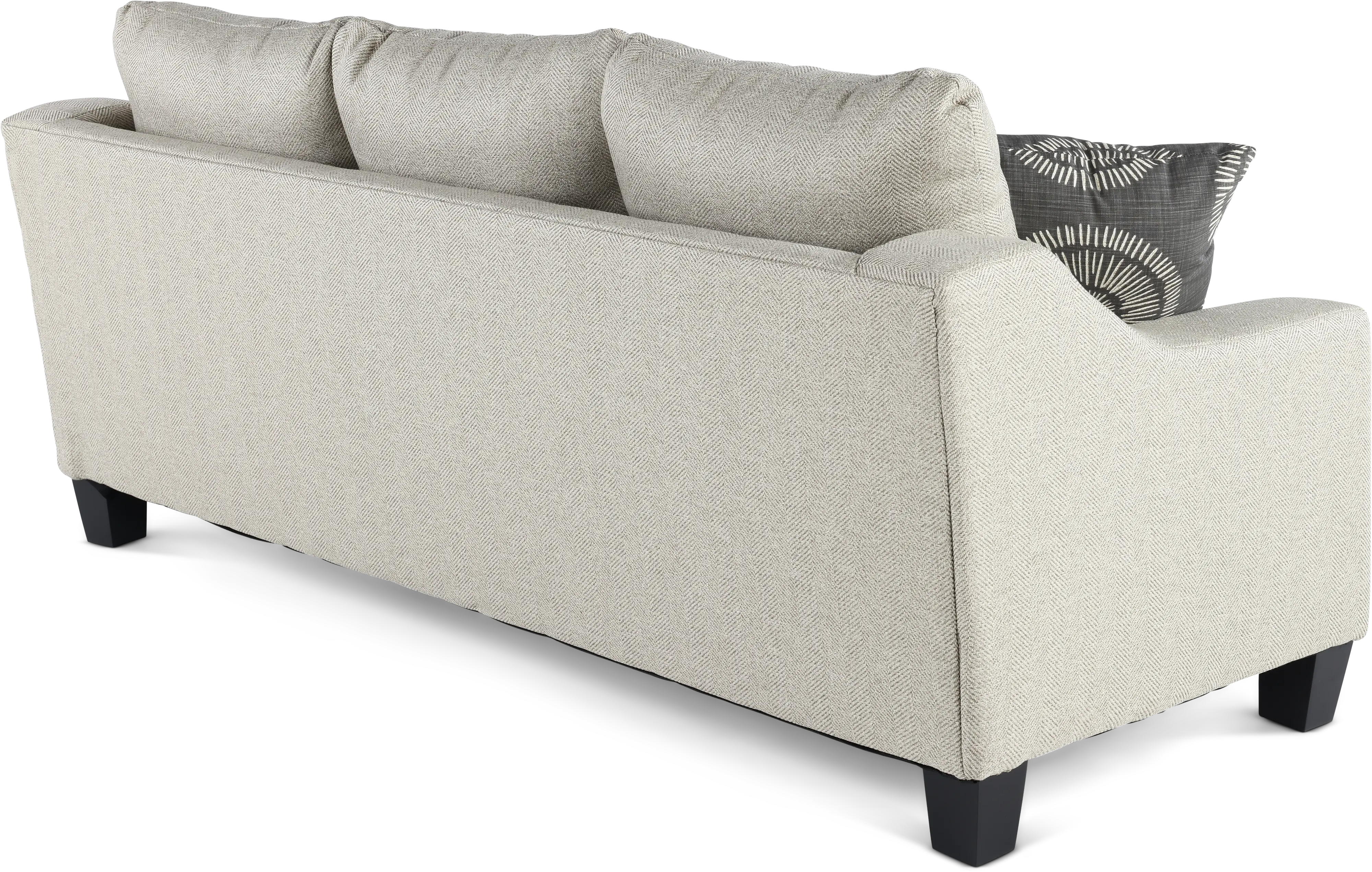 BLASOF Blake Flax Gray Sofa-7