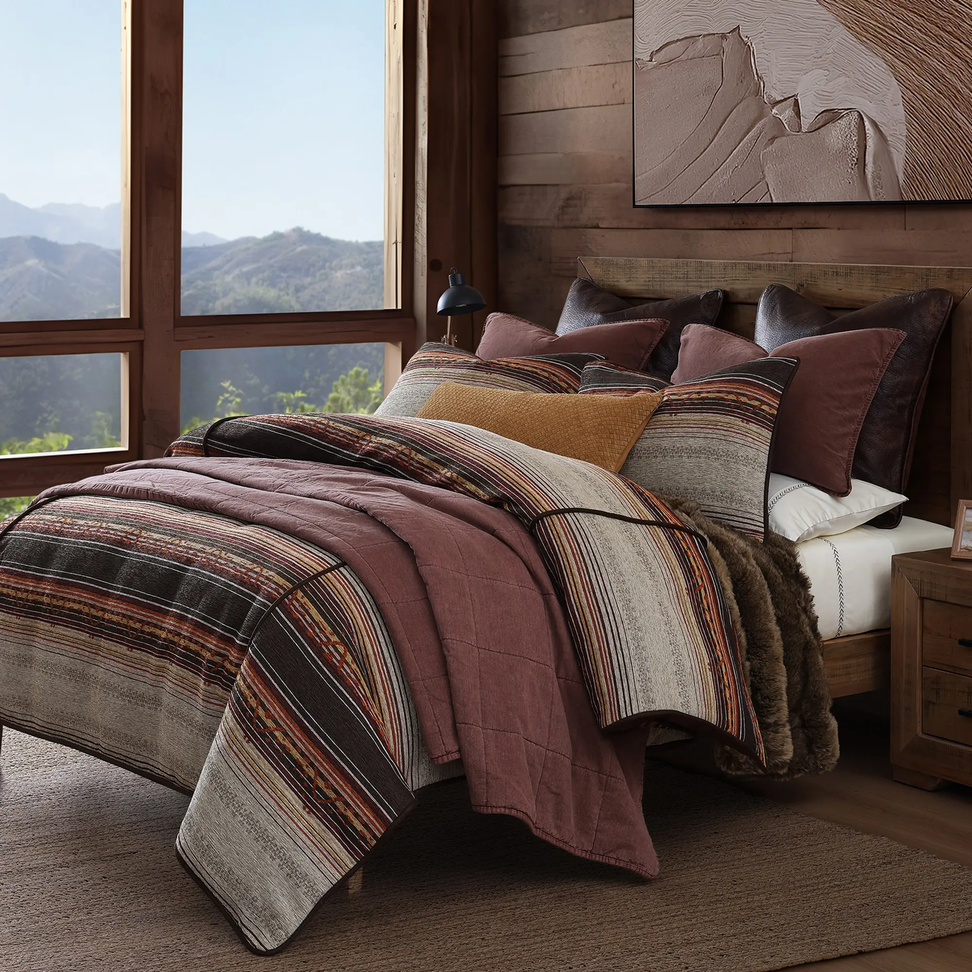 Estes Multicolor King 3-Piece Comforter Set-1