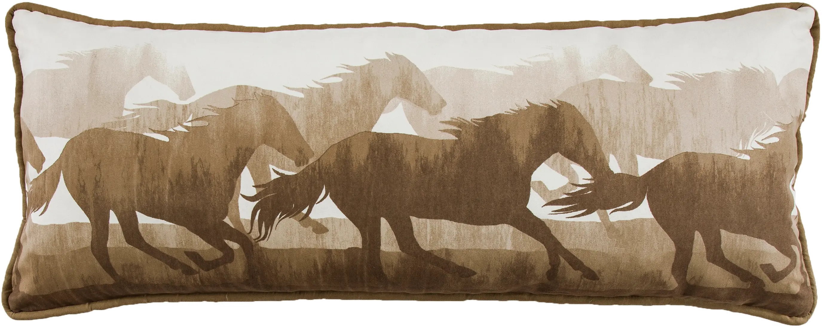 Brown and White Horse Body Pillow-1