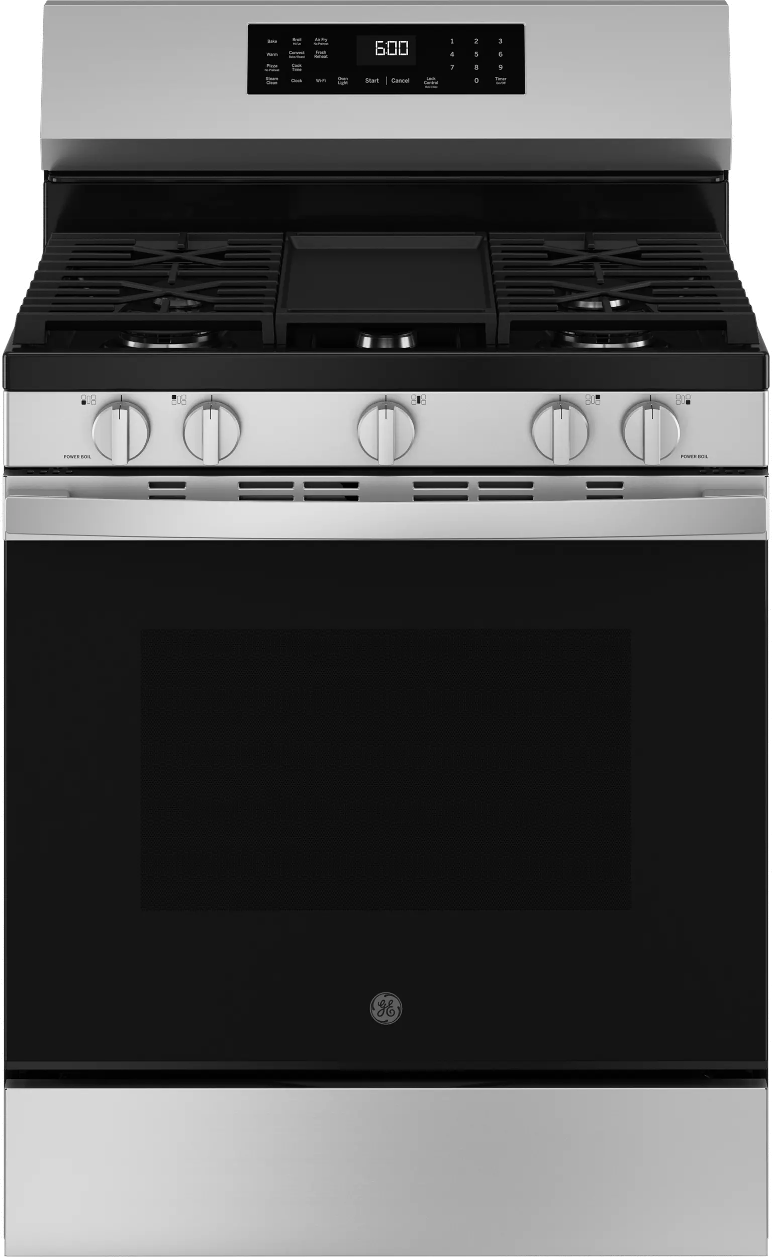 GGF600AVSS-OLD GE 5.3 Cu Ft Single Oven Convection Gas Range - Stainless Steel-1