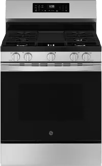 GGF600AVSS-OLD GE 5.3 Cu Ft Single Oven Convection Gas Range - Stainless Steel