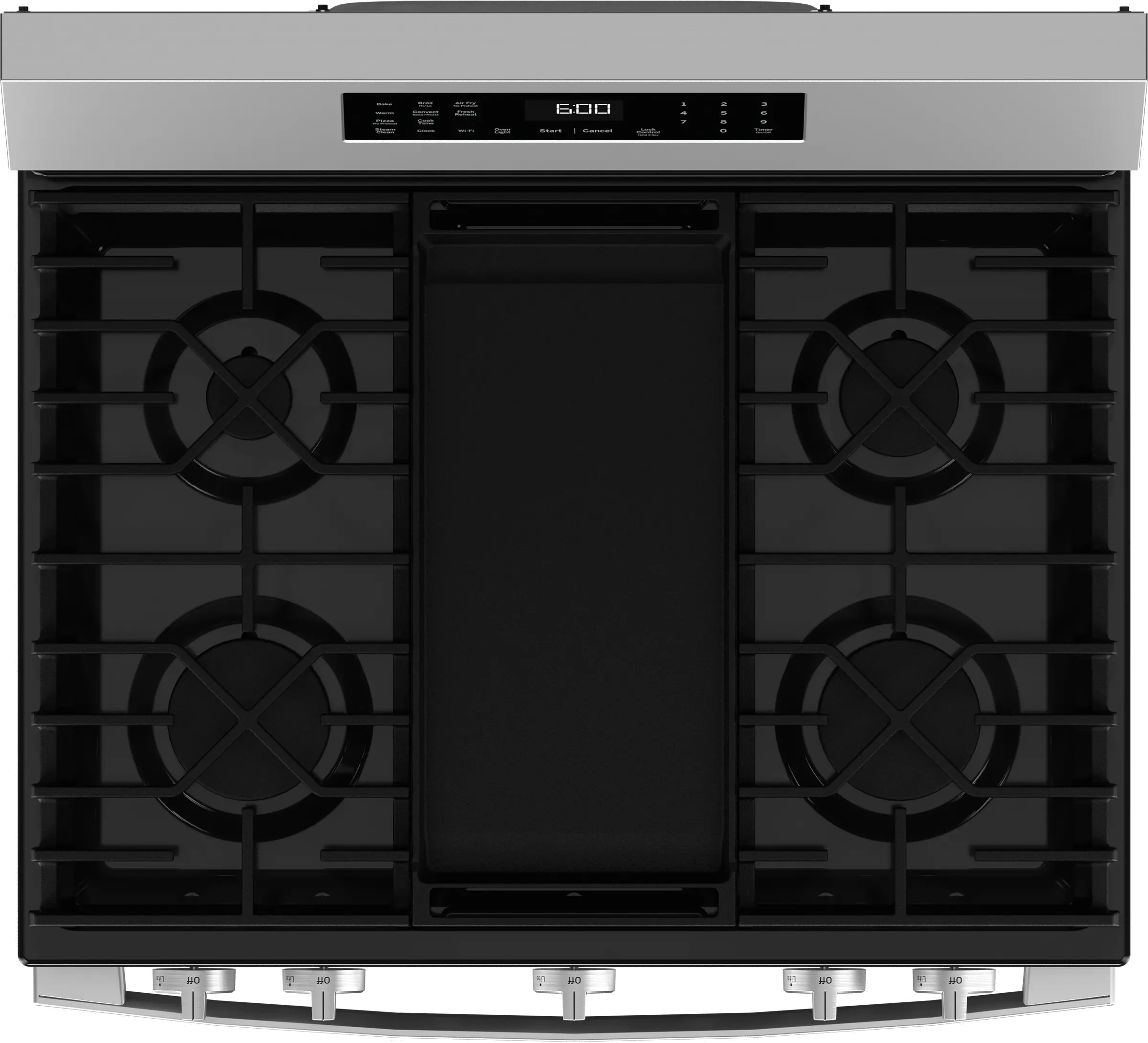 GGF600AVSS-OLD GE 5.3 Cu Ft Single Oven Convection Gas Range - Stainless Steel-9