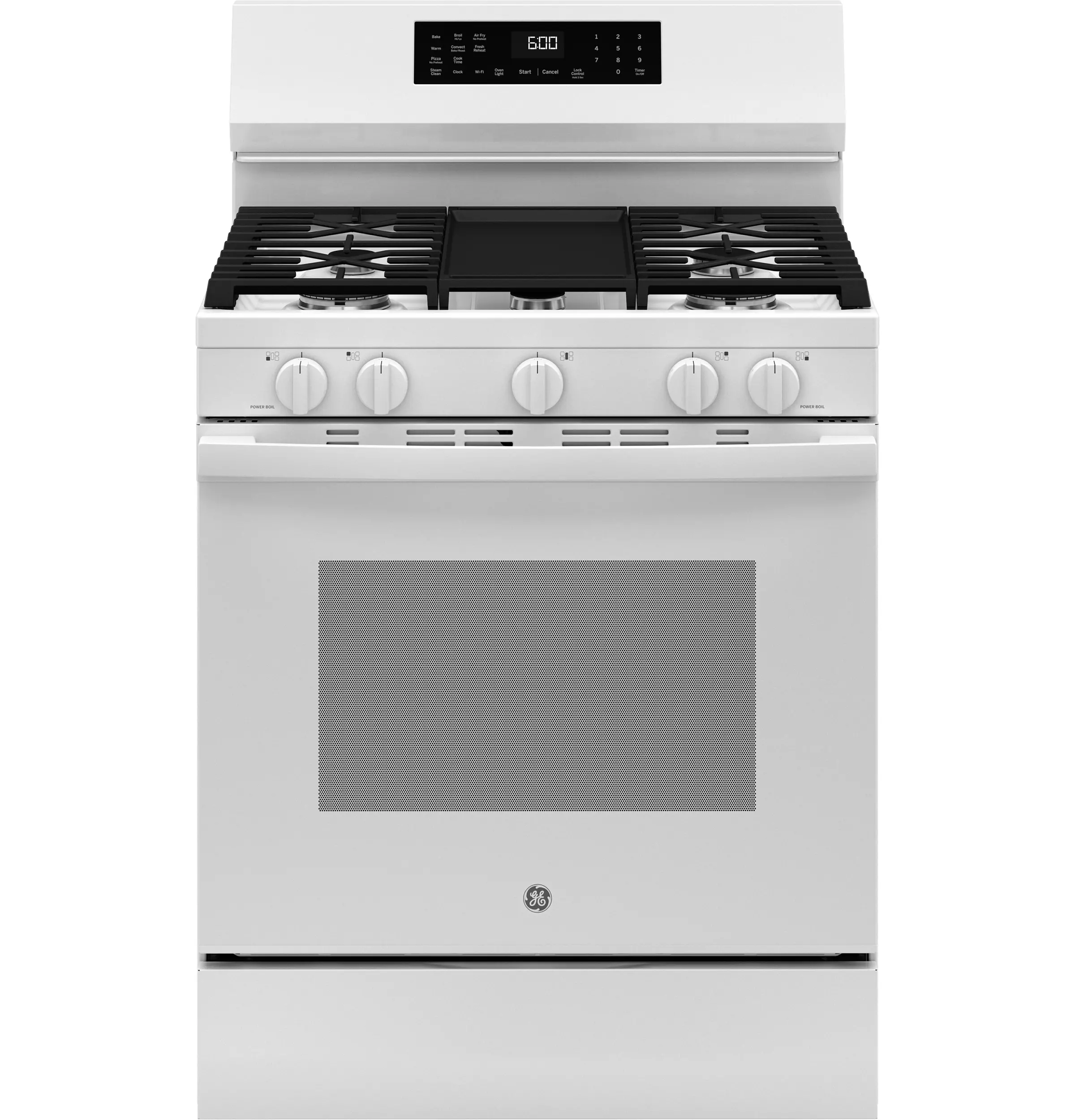 GGF600AVWW GE 5.3 Cu Ft Single Oven Convection Gas Range - White-1