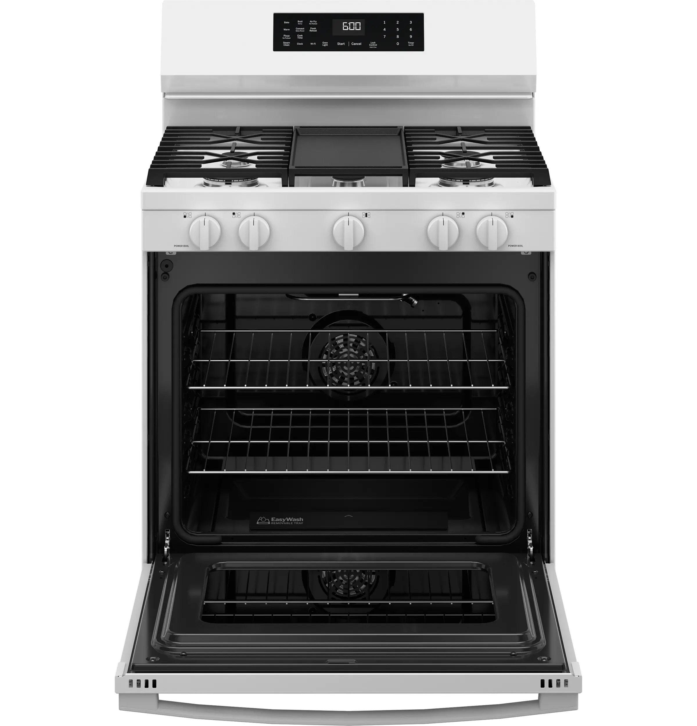 GGF600AVWW GE 5.3 Cu Ft Single Oven Convection Gas Range - White-6