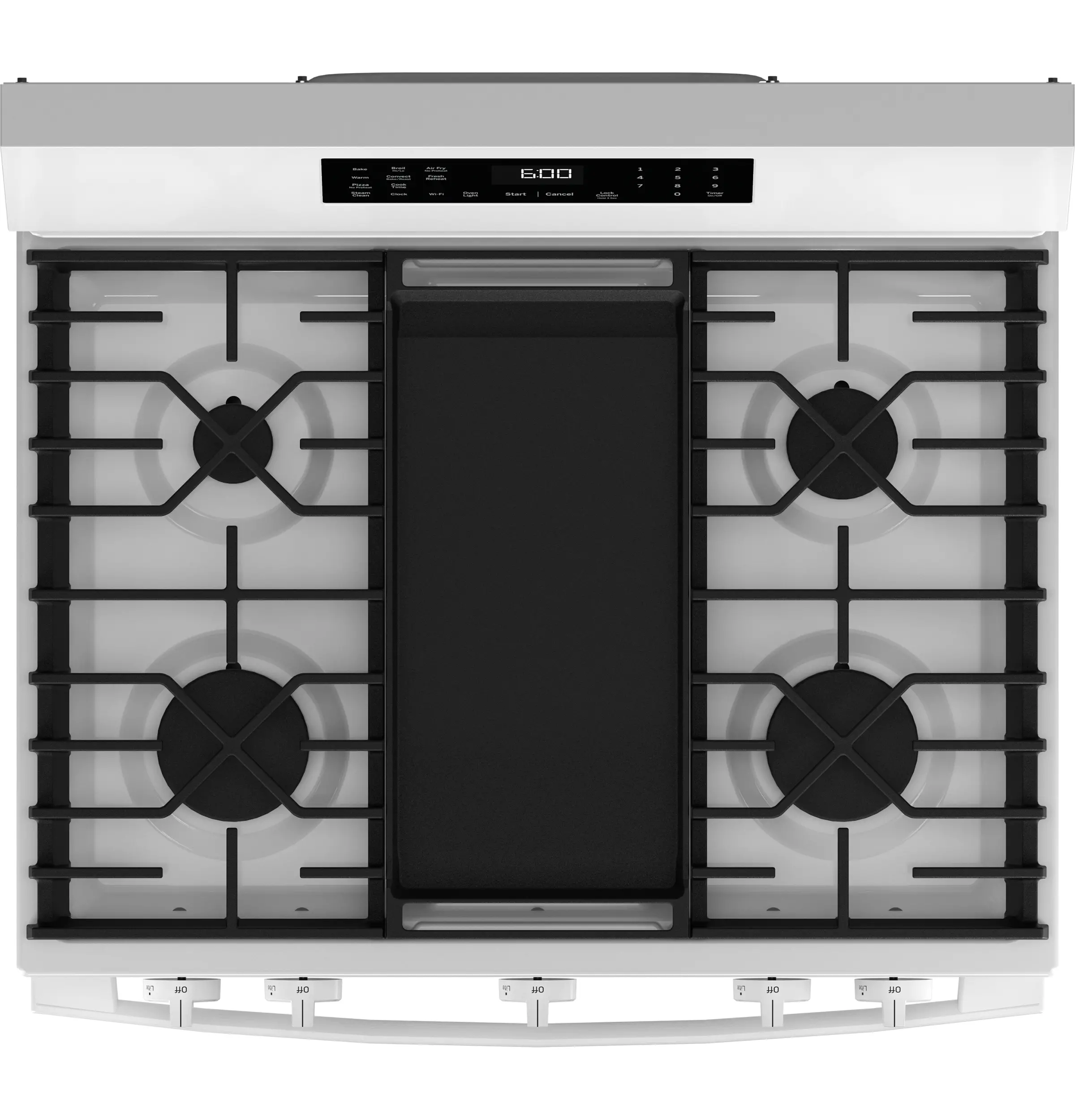 GGF600AVWW GE 5.3 Cu Ft Single Oven Convection Gas Range - White-8