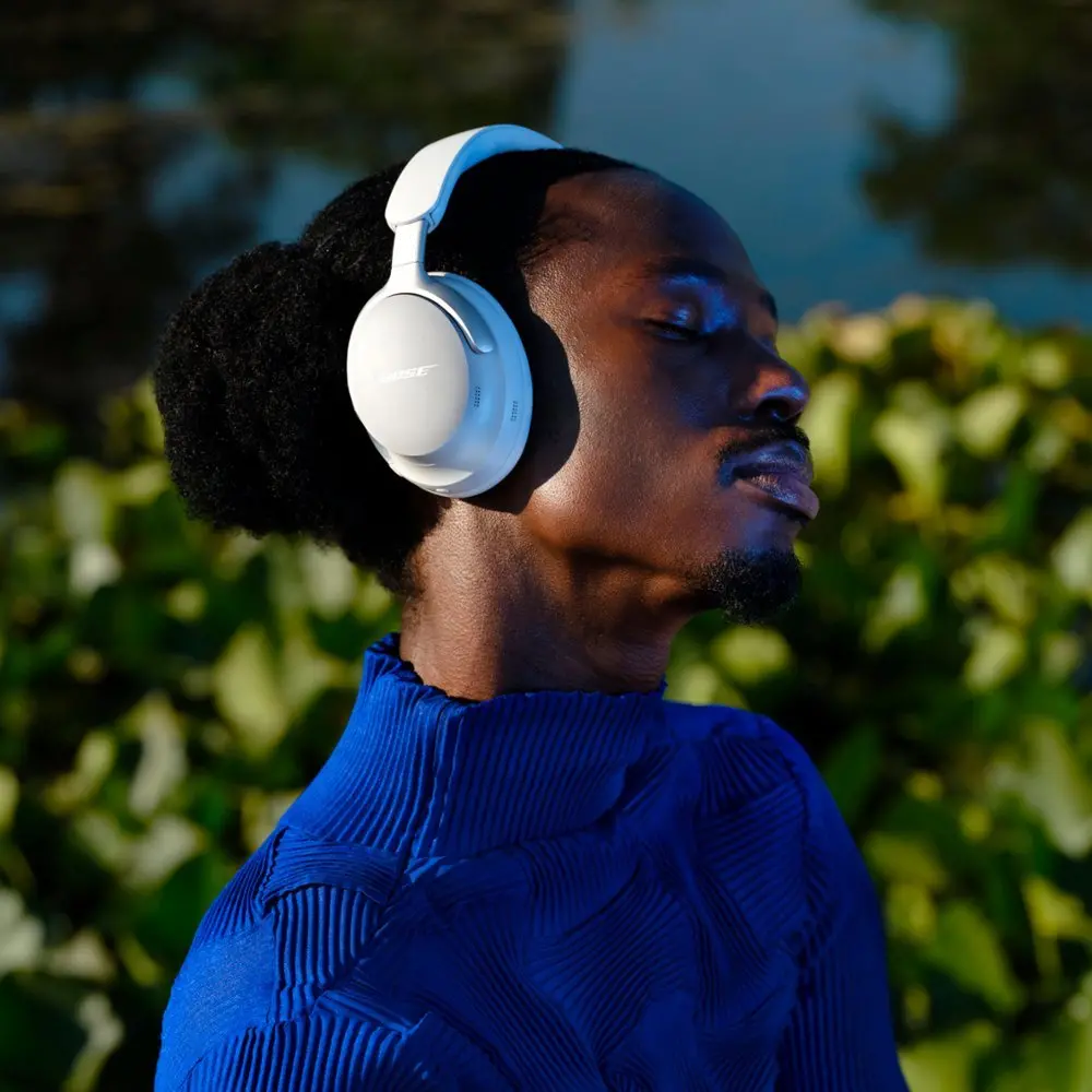 880066-0200 Bose QuietComfort Ultra Wireless Noise Canceling Over-Ear Headphones - White Smoke-2