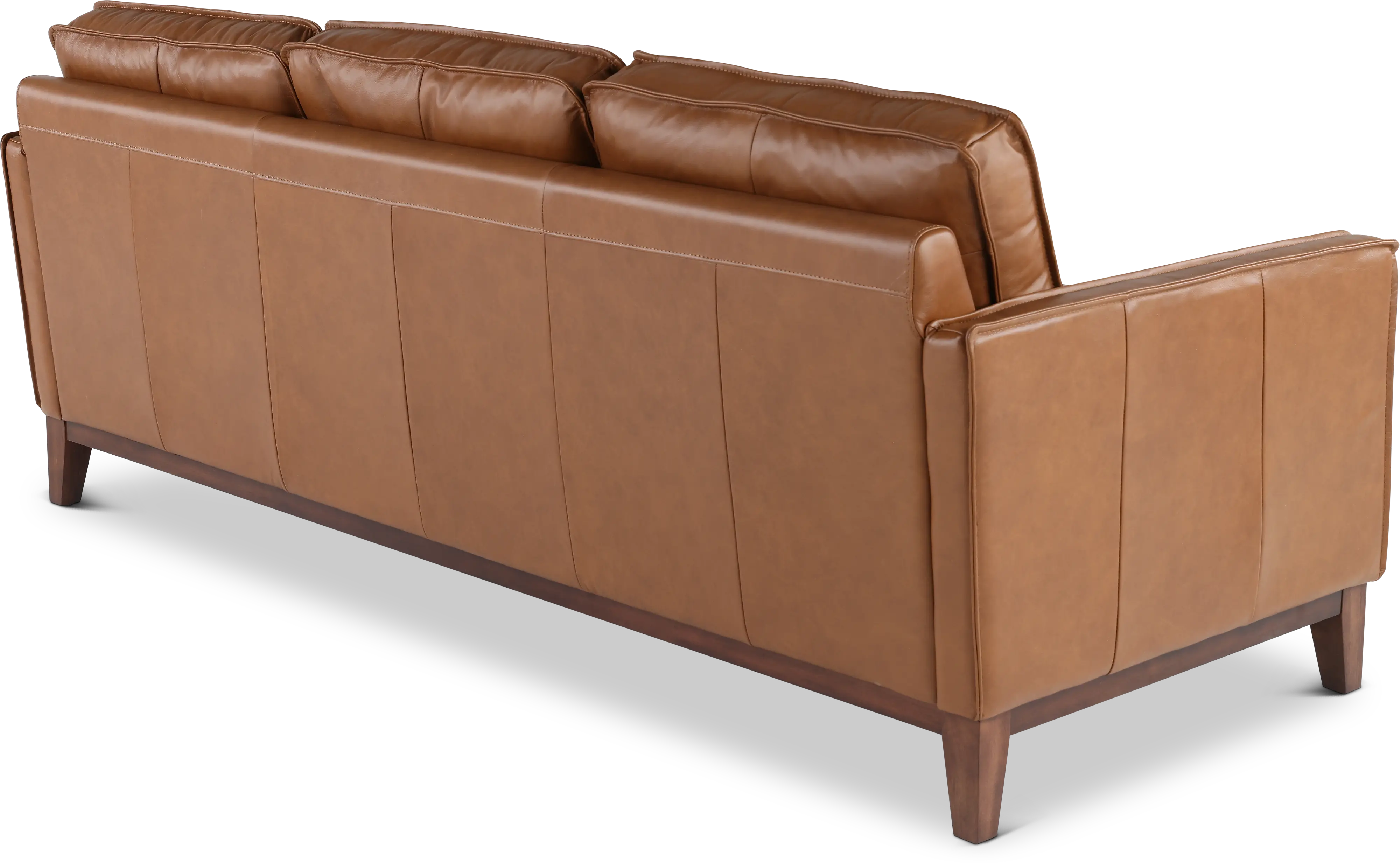 Weston Brown Leather Sofa-6