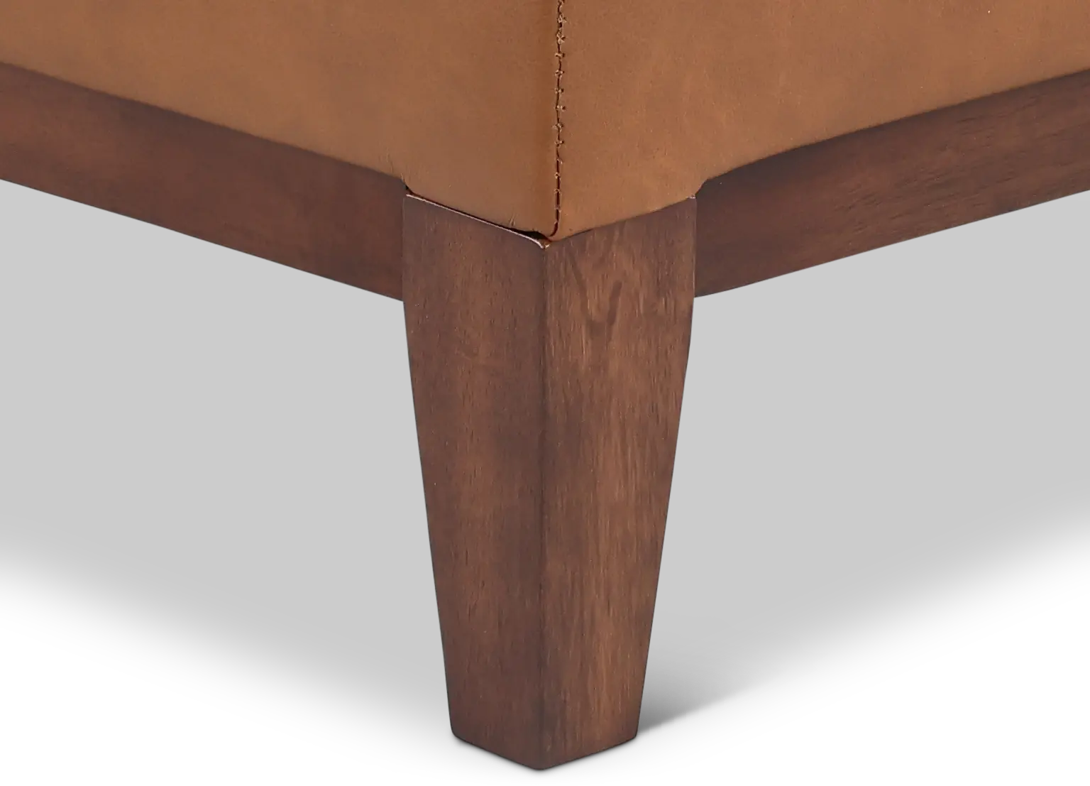 Weston Brown Leather Sofa-7