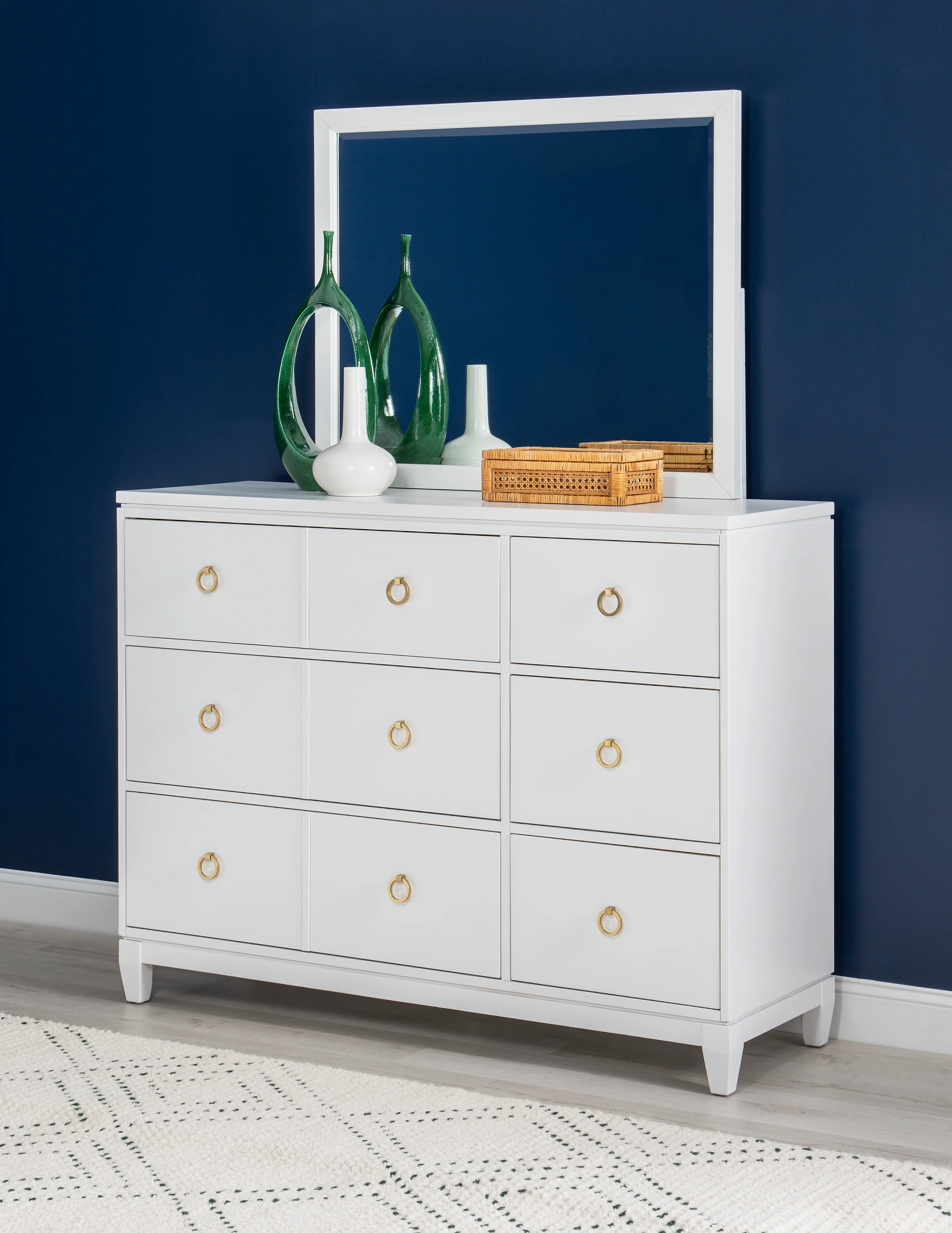 Summerland White Dresser-2