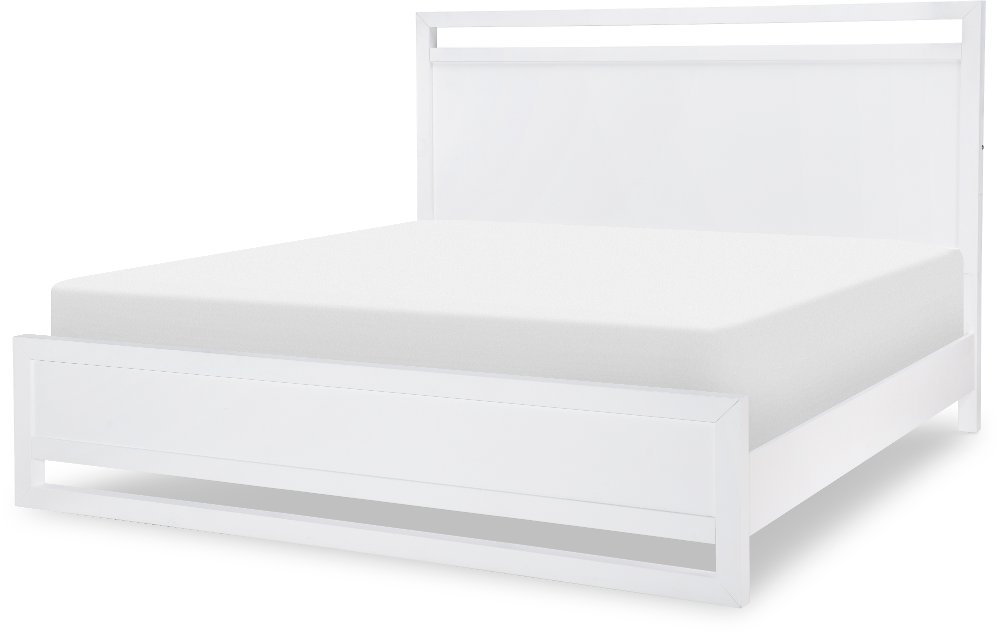 Summerland White King Bed