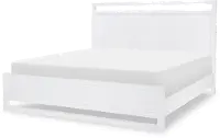 Summerland White King Bed