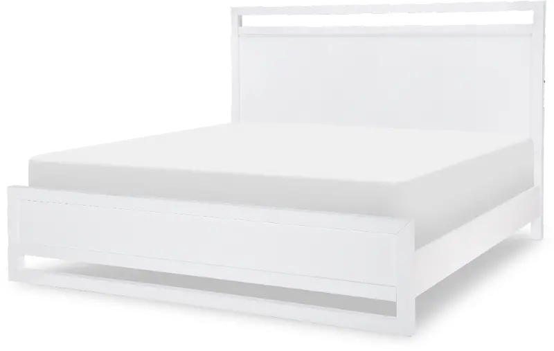 Summerland White Queen Bed
