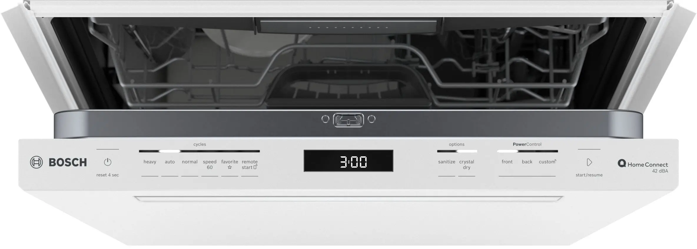 SHP78CM2N Bosch 800 Series Top Control Dishwasher - White-7