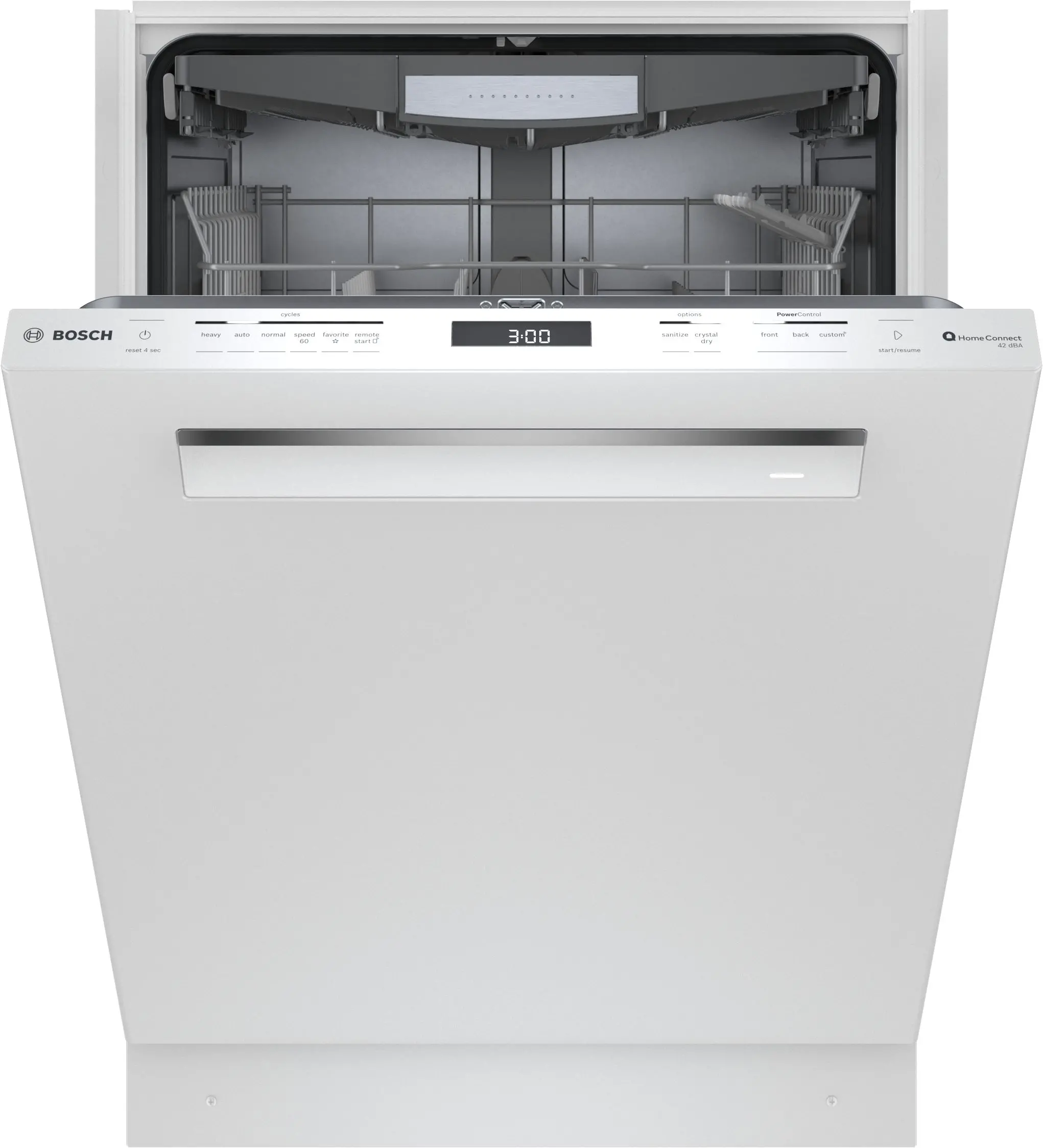 SHP78CM2N Bosch 800 Series Top Control Dishwasher - White-8