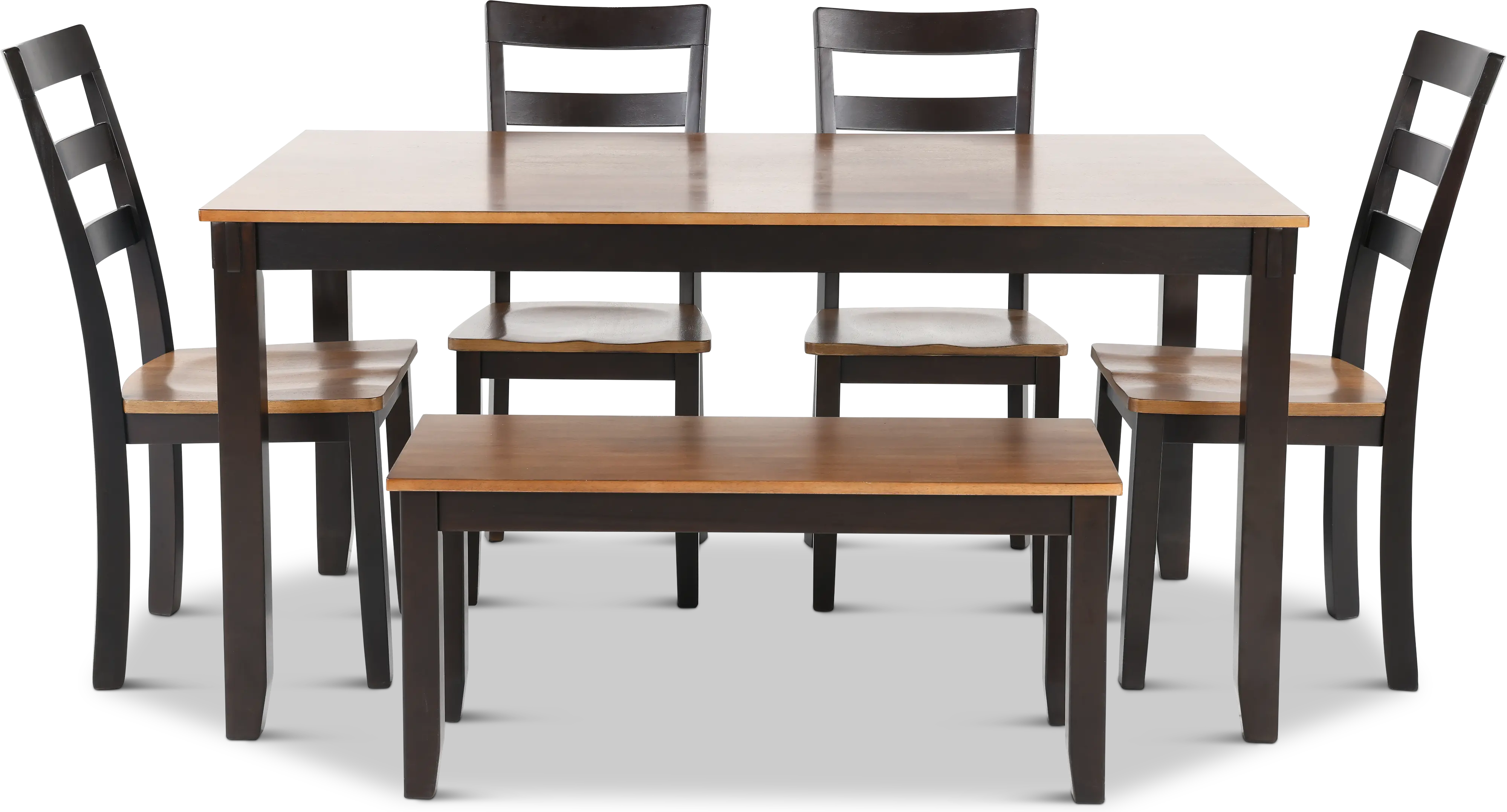 Sturlay Brown and Natural 6 Piece Dining Set-1